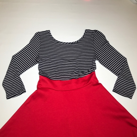 A’gaci A’gaci A’gaci Women’s Blue/White/Red Dress - Picture 4 of 10